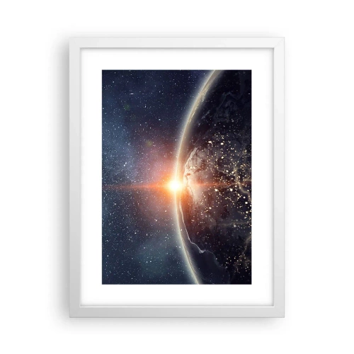 Poster în ramă albă - Într-o nouă perspectivă - 30x40 cm