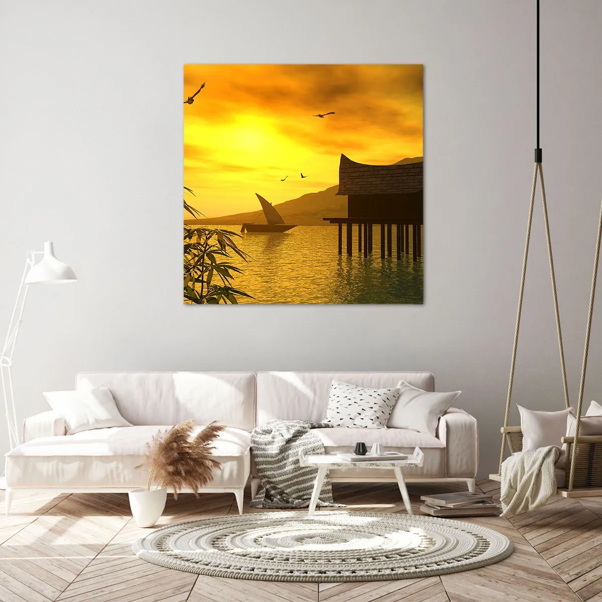 Tablou pe pânză - Pacea dorită - 40x40 cm