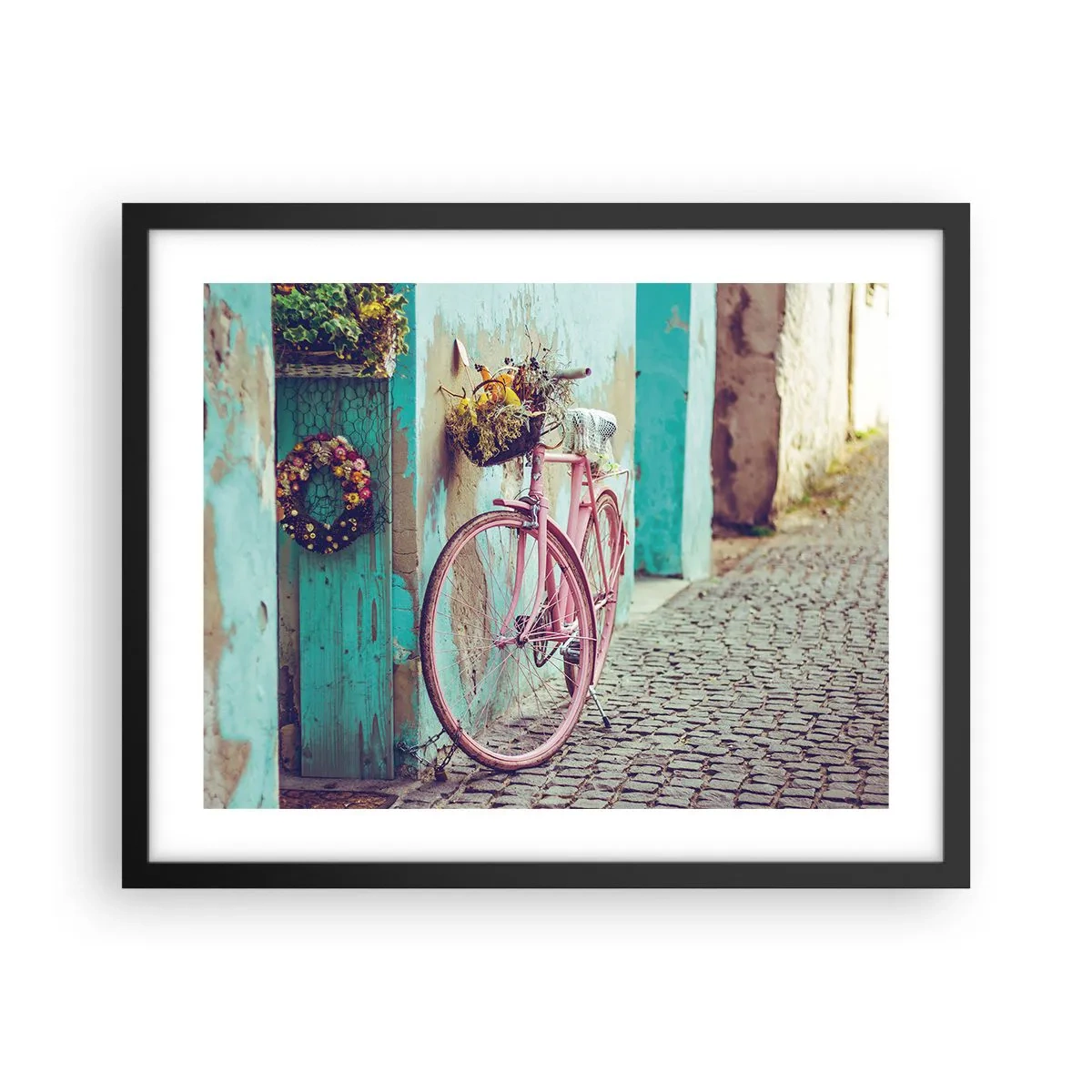 Poster în ramă neagră - Mă întorc imediat - 50x40 cm