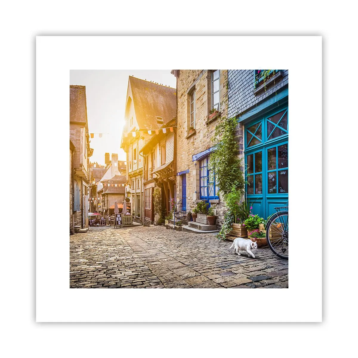 Poster - Fantoma albă a orașului - 30x30 cm