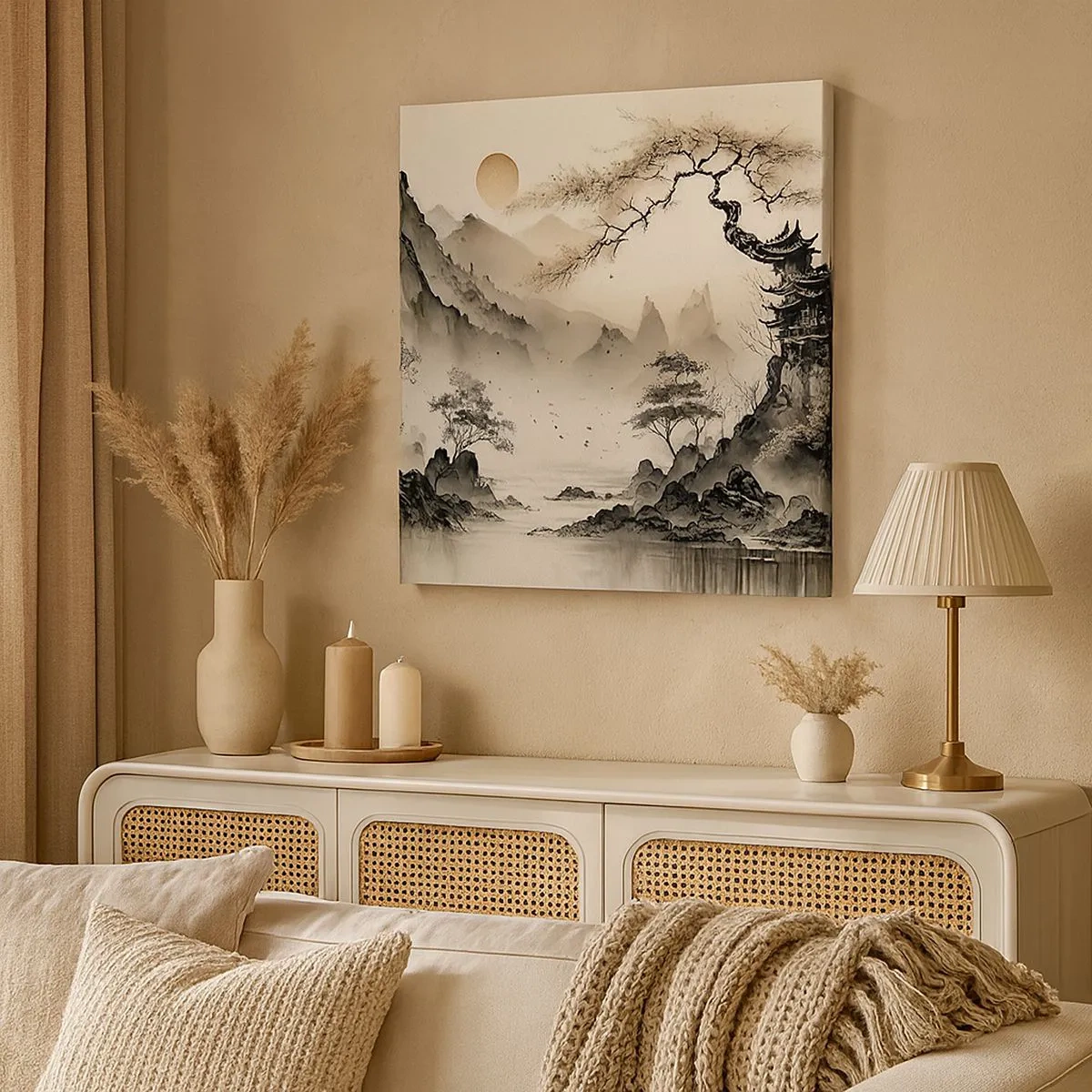 Tablou pe pânză - Farmecul unic al Orientului - 30x30 cm