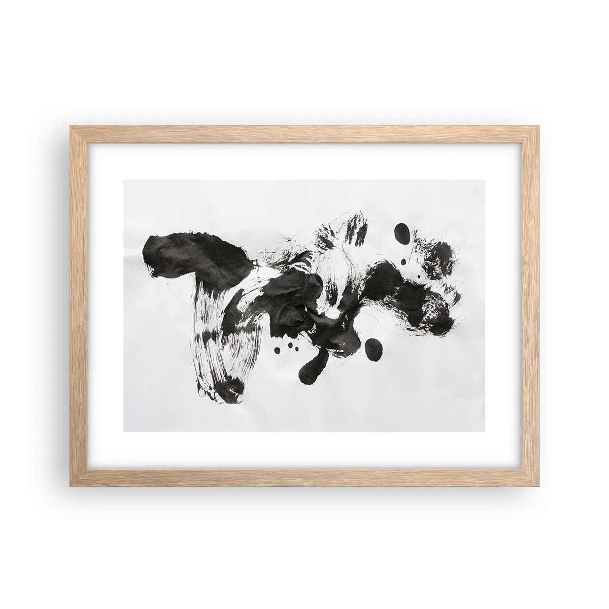 Poster în ramă de stejar deschis - Metodă în nebunie? - 40x30 cm