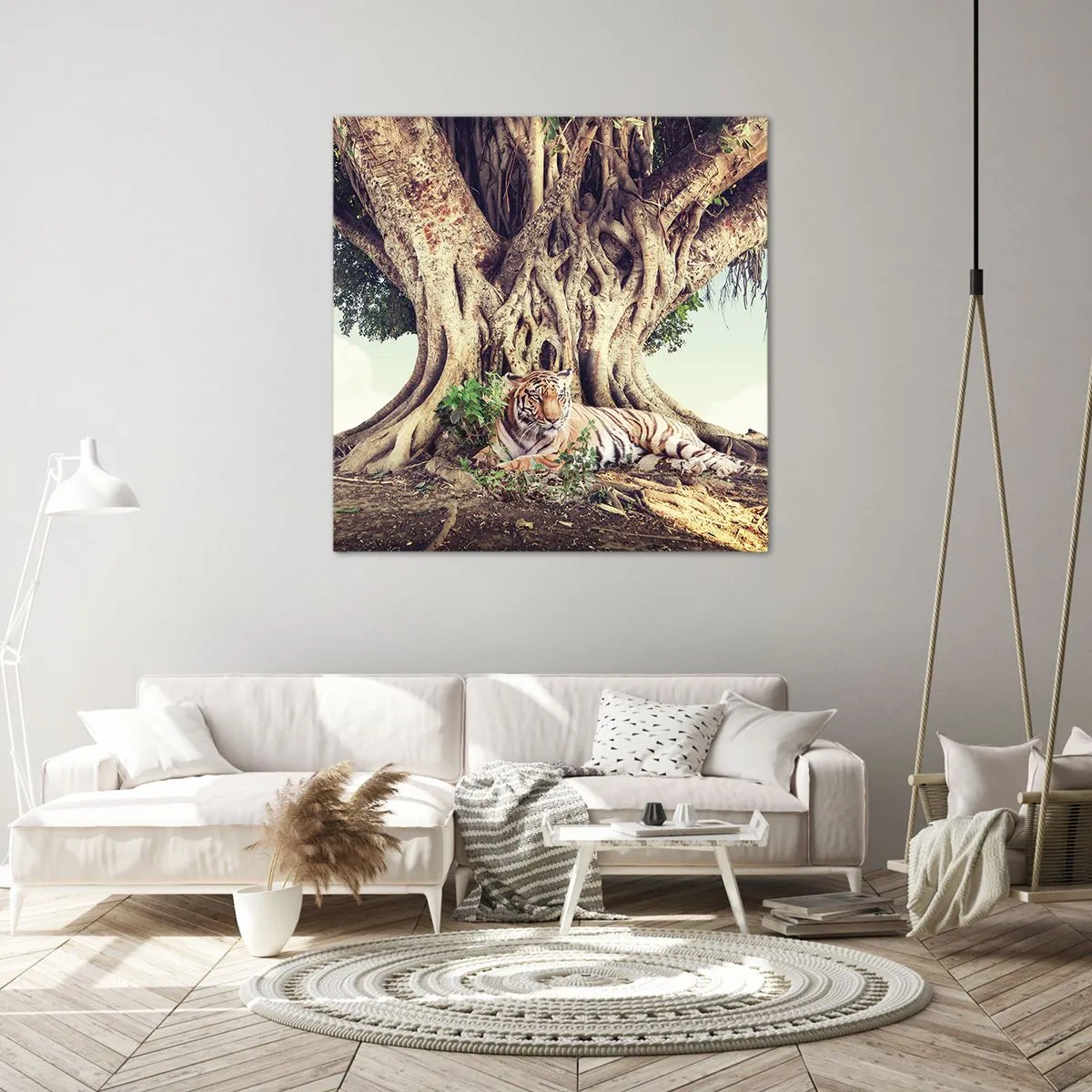 Tablou pe pânză - O perspectivă din Geneză - 50x50 cm