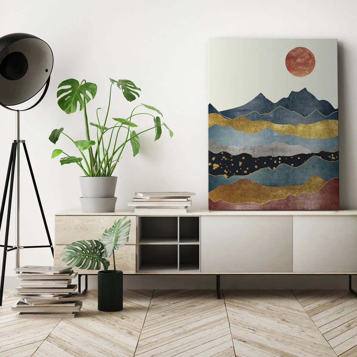 Tablou pe pânză Canvas - Secțiunea transversală a lumii - 50x70 cm