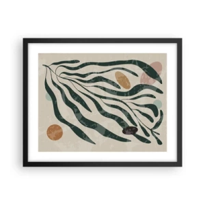 Poster în ramă neagră - În mijlocul vegetației - 50x40 cm