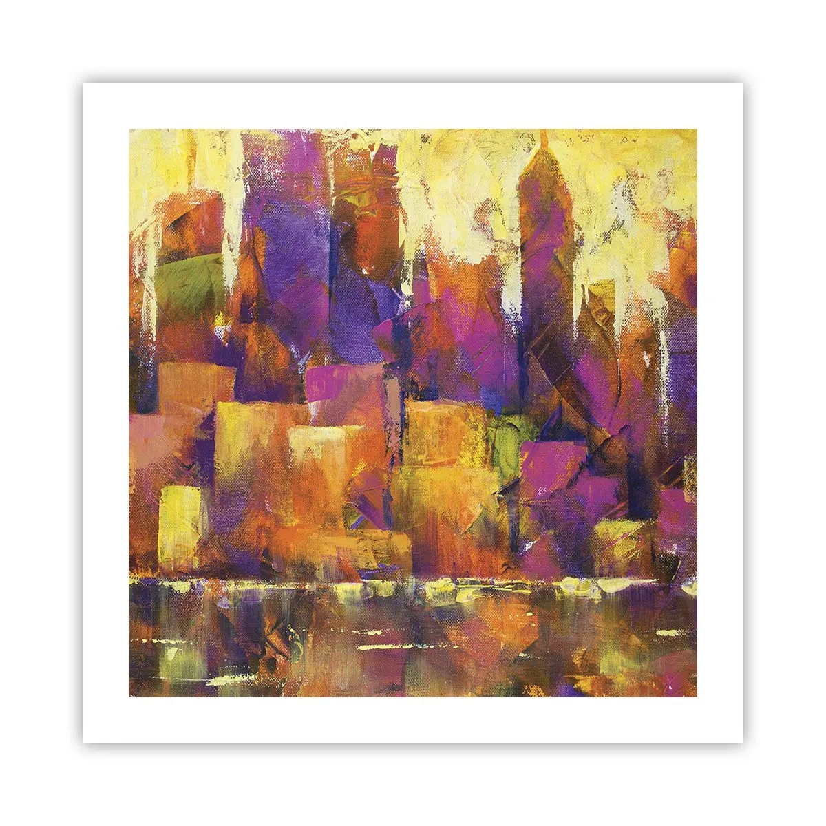 Poster - Compoziția metropolitană - 50x50 cm