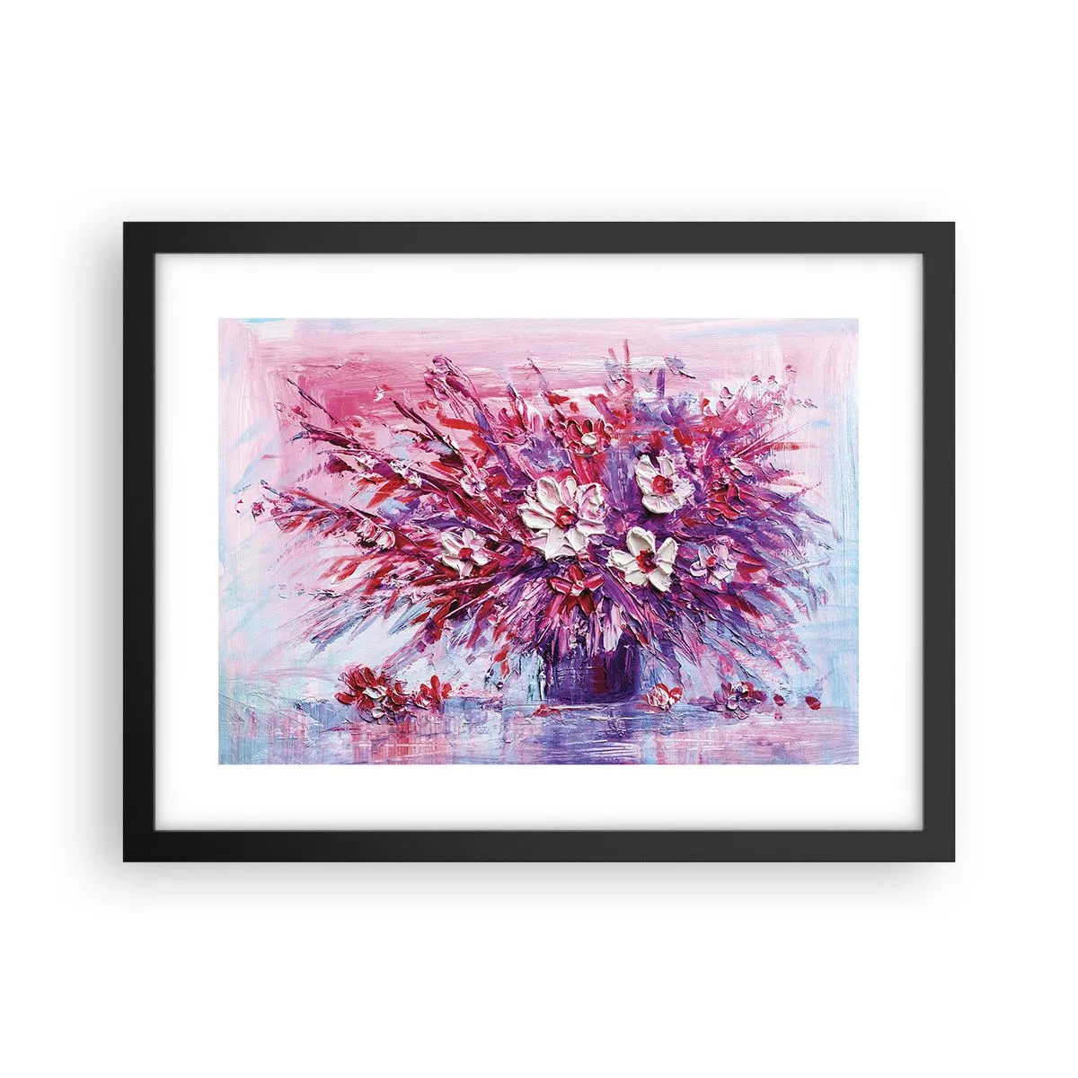 Poster în ramă neagră - Inocență și pasiune - 40x30 cm