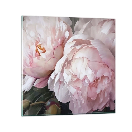Tablou pe sticlă - Oprit din înflorire - 70x70 cm