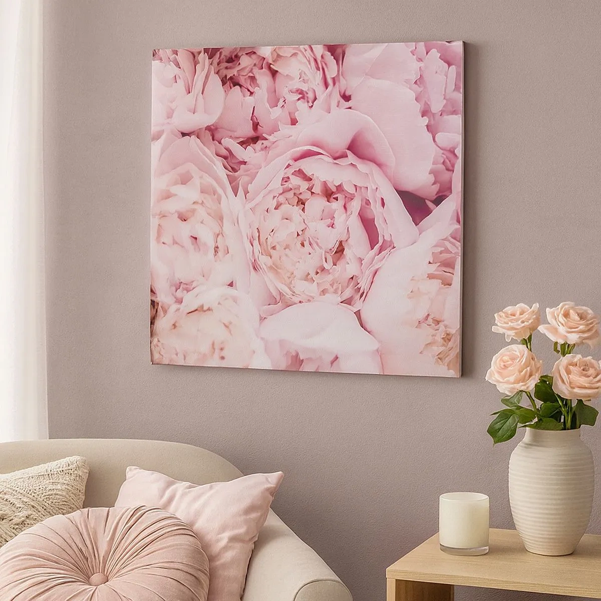 Tablou pe pânză - Îmbrățișate și parfumate - 30x30 cm