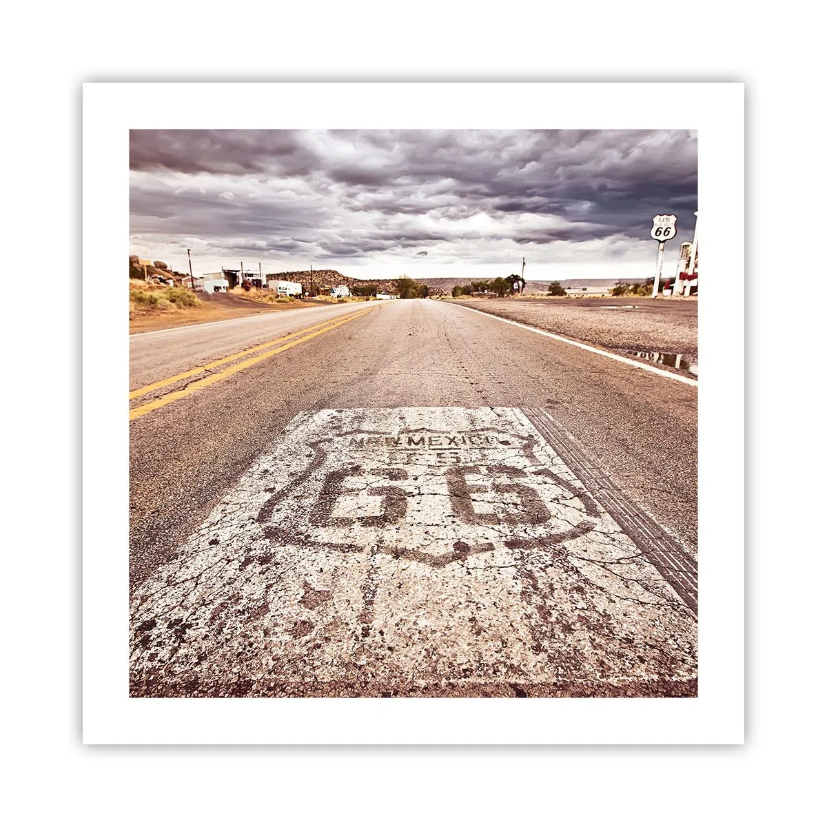 Poster - Mother Road - o legendă americană - 50x50 cm