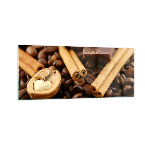 Tablou pe sticlă - Concert de arome - 100x40 cm