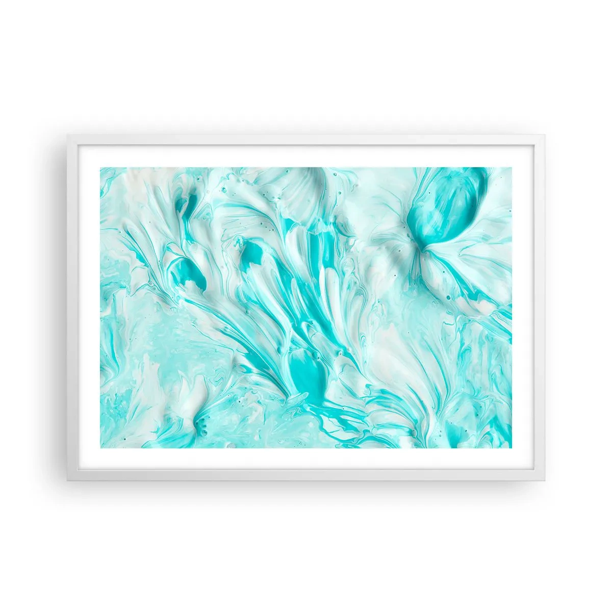 Poster în ramă albă - Împreună pentru totdeauna - 70x50 cm