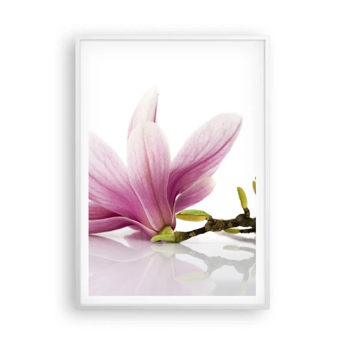 Poster în ramă albă - Delicate ca o adiere de primăvară - 70x100 cm