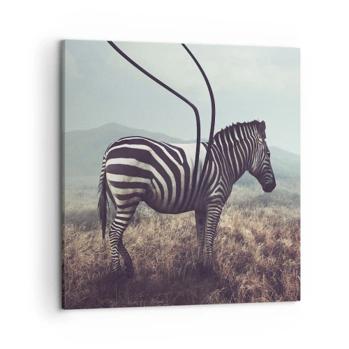 Tablou pe pânză - Atenție! Defecțiune - 50x50 cm