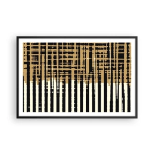 Poster în ramă neagră - Abstracție arhitecturală - 91x61 cm