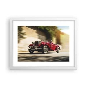 Poster în ramă albă - Mai frumoasă decât Nike din Samothrace - 40x30 cm