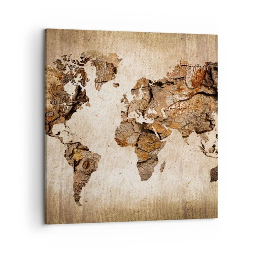 Tablou pe pânză - Descoperirea lumii - 50x50 cm