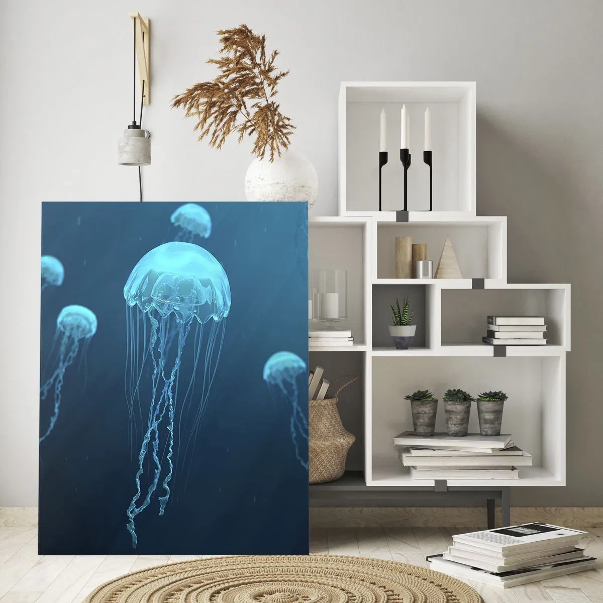 Tablou pe sticlă - Dansul oceanic - 50x70 cm