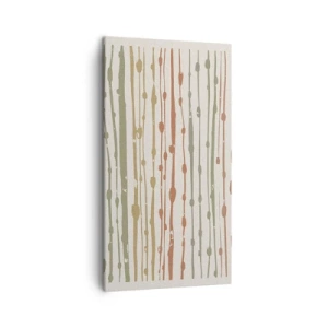 Tablou pe pânză - Notația culorilor muzicale - 45x80 cm