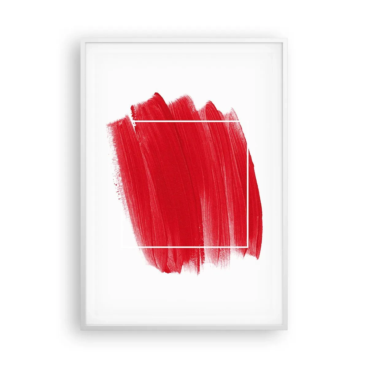 Poster în ramă albă - În afara cadrului - 70x100 cm