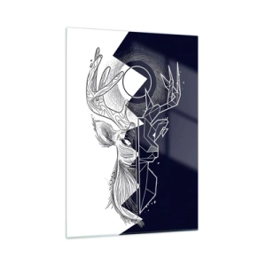 Tablou pe sticlă - Lupta și unitatea contrariilor - 50x70 cm