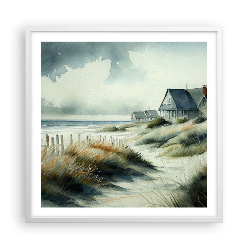 Poster în ramă albă - Departe de agitație - 60x60 cm