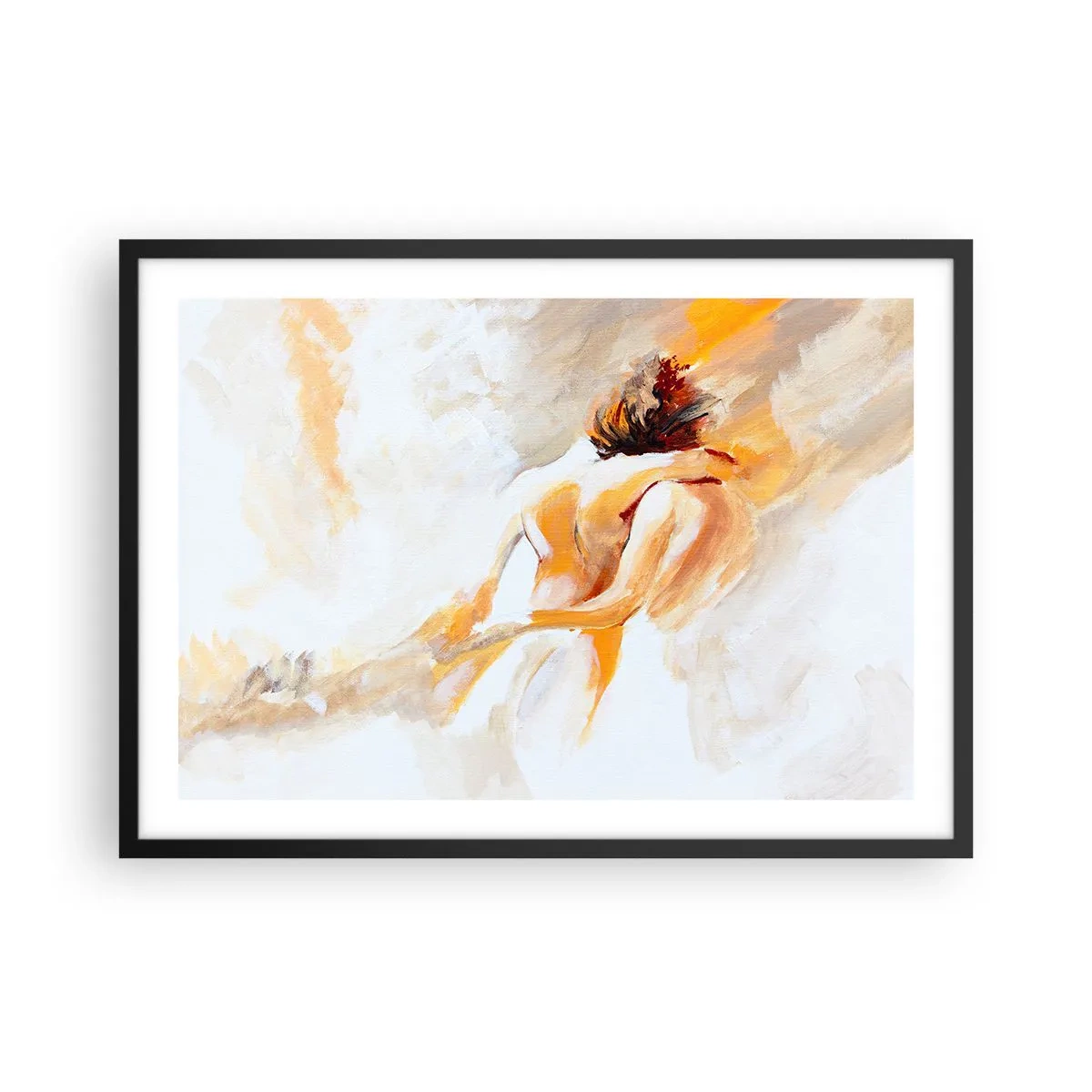 Poster în ramă neagră - În cerul proximității - 70x50 cm