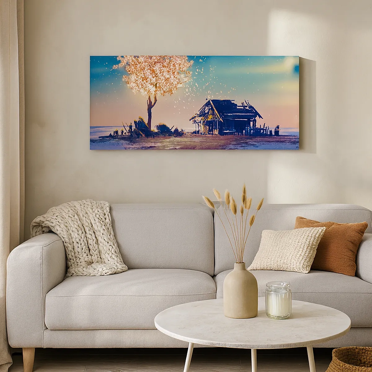 Tablou pe pânză - Natura nu trece - 30x30 cm