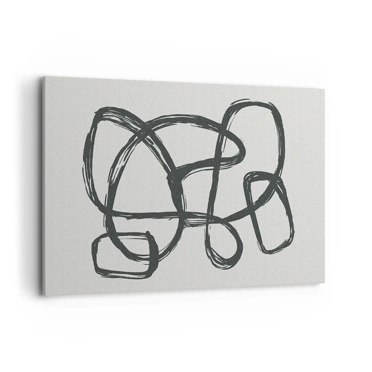 Tablou pe pânză - Abstracție în buclă - 120x80 cm