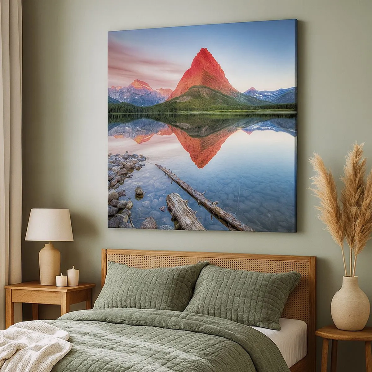 Tablou pe pânză - Căldură și frig - 30x30 cm