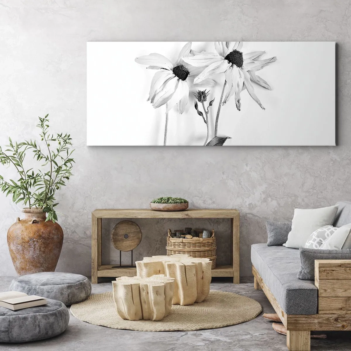 Tablou pe pânză - Nimeni nu vrea să fie singur - 100x40 cm