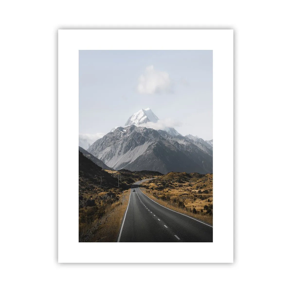 Poster - Drumul spre inima munților - 30x40 cm