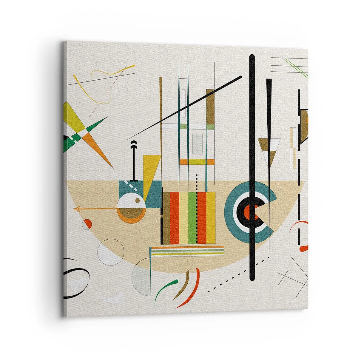 Tablou pe pânză - Și lumea râde - 60x60 cm