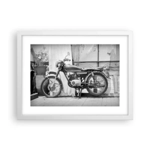 Poster în ramă albă - Clasicul înainte de toate - 40x30 cm