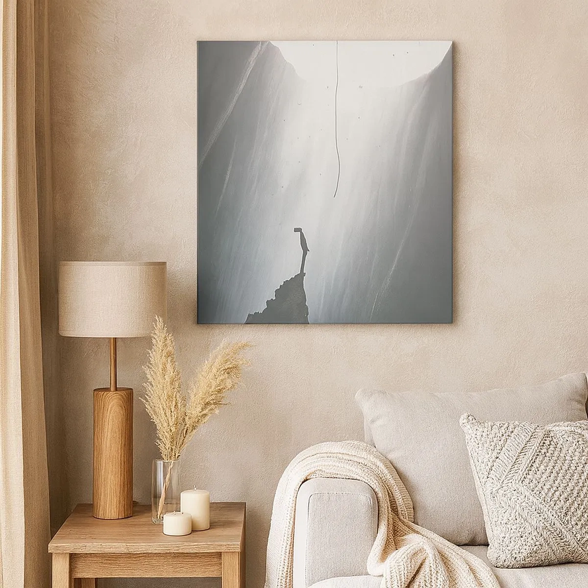 Tablou pe pânză - Există întotdeauna o cale de ieșire - 30x30 cm