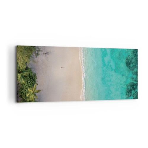 Tablou pe pânză - Plaja din paradis - 100x40 cm