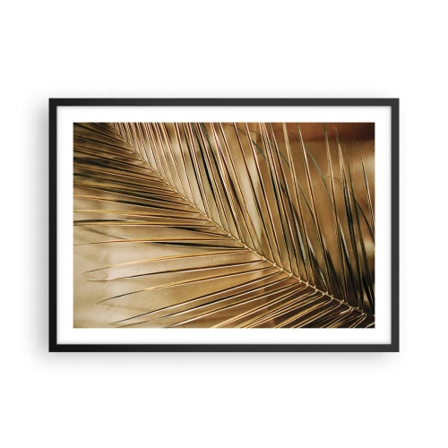 Poster în ramă neagră - Colonadă naturală - 70x50 cm