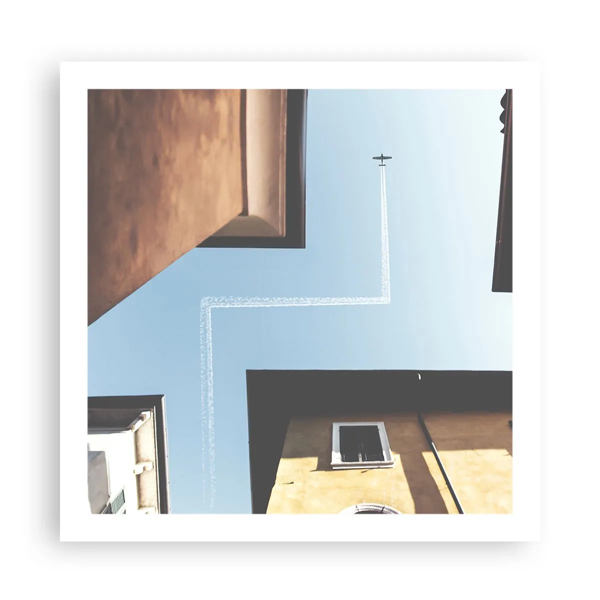 Poster - Deasupra labirintului urban - 60x60 cm