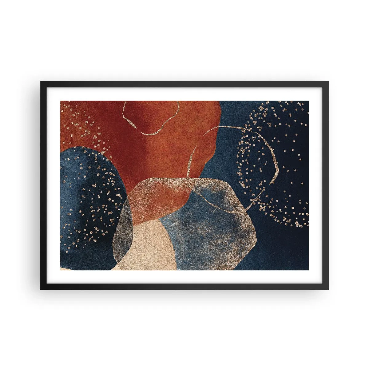 Poster în ramă neagră - Ușurința de a fi - 70x50 cm