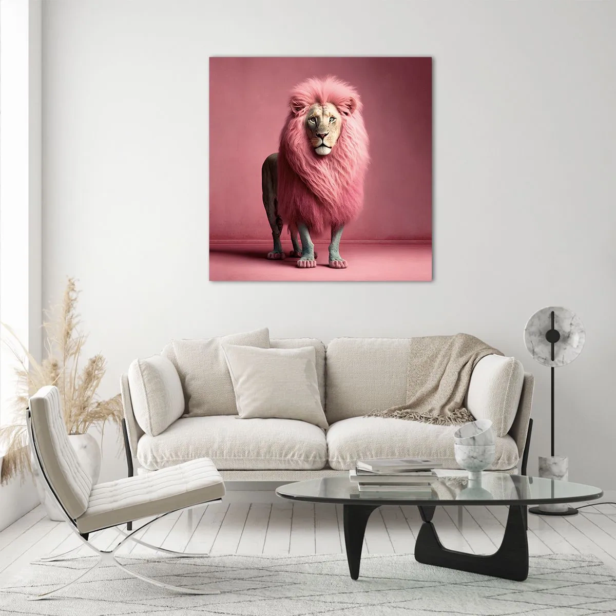 Tablou pe sticlă - Și nu-ți mai este frică - 40x40 cm