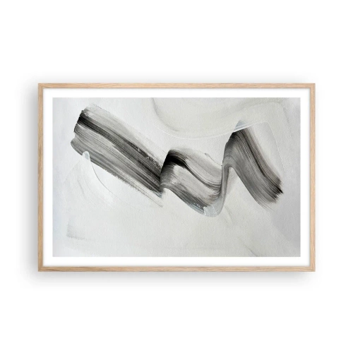 Poster în ramă de stejar deschis - Doar pentru distracție - 91x61 cm