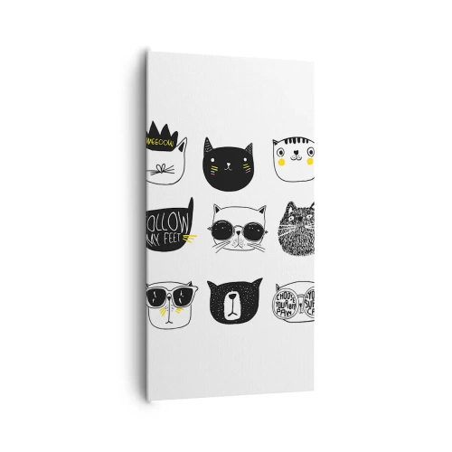 Tablou pe pânză - Fiecare este diferit - 65x120 cm