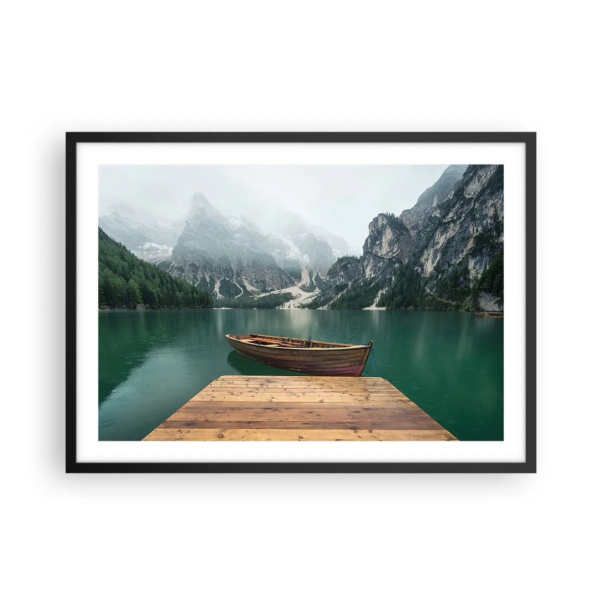 Poster în ramă neagră - Și frunțile mândre - 70x50 cm