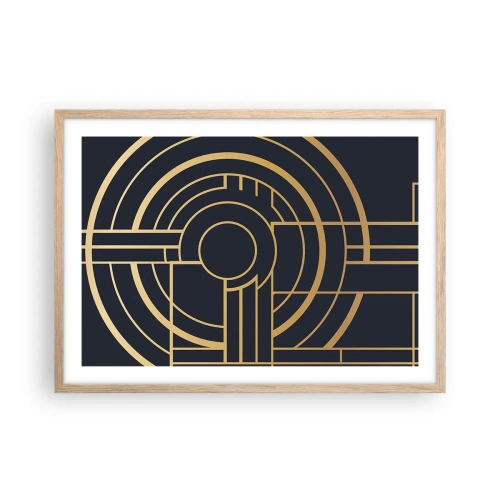 Poster în ramă de stejar deschis - Întoarcerea lucrurilor - 70x50 cm