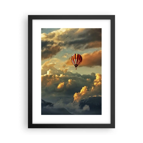 Poster în ramă neagră - Zbor pentru că vreau - 30x40 cm