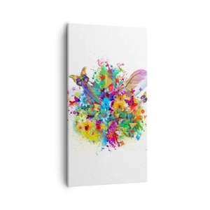 Tablou pe pânză - Buchet de bucurie - 55x100 cm