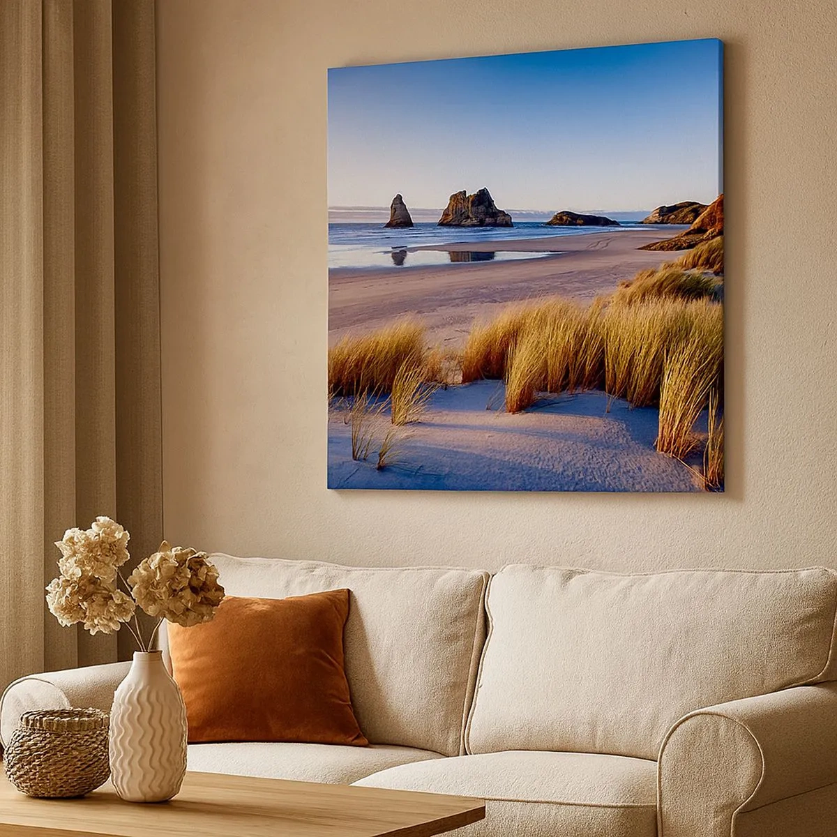 Tablou pe pânză - Pentru cei care caută pacea - 30x30 cm