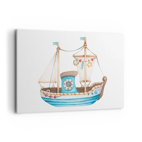 Tablou pe pânză - Ahoy aventura! - 120x80 cm