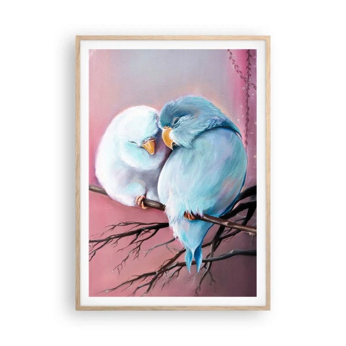 Poster în ramă de stejar deschis - Ce mai este de adăugat?... - 70x100 cm