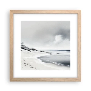 Poster în ramă de stejar deschis - Întotdeauna împreună - 30x30 cm